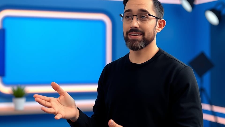 Avatar presenter preview